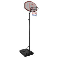 vidaXL Basketball Stand Black 282-352 cm Polyethene