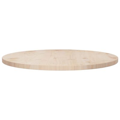 vidaXL Table Top Ø70x2.5 cm Solid Wood Pine