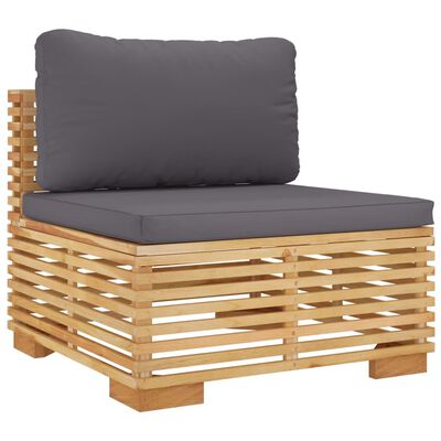 vidaXL 5 Piece Garden Lounge Set with Cushions Solid Wood Teak