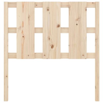 vidaXL Bed Headboard 95.5x4x100 cm Solid Wood Pine