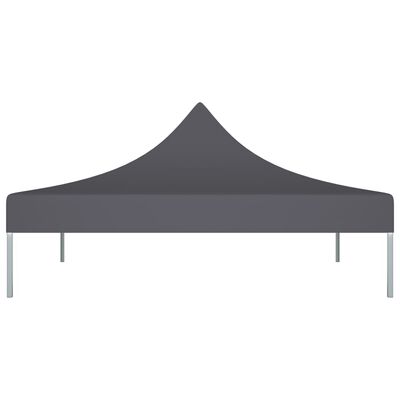 vidaXL Party Tent Roof 2x2 m Anthracite 270 g/m²