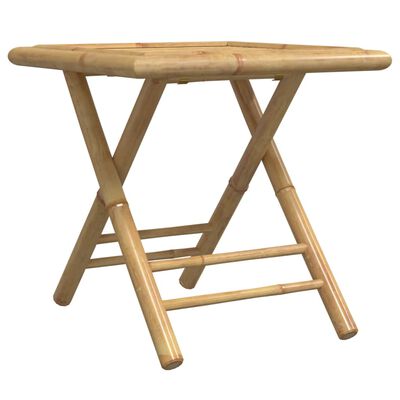 vidaXL Folding Garden Table 45x45x45 cm Bamboo