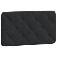 vidaXL Headboard Cushion Black 90 cm Velvet