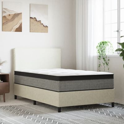 vidaXL Pocket Spring Mattress Medium Firm 107x203 cm King Single Size