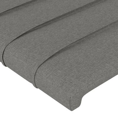 vidaXL Headboards 2 pcs Dark Grey 80 cm Fabric