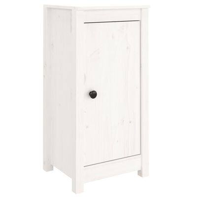 vidaXL Sideboards 2 pcs White 39x35x80 cm Solid Wood Pine