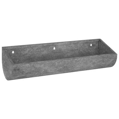 vidaXL Garden Wall Planter 50x16x10 cm Corten Steel