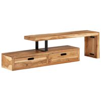 vidaXL TV Stand Solid Wood Acacia