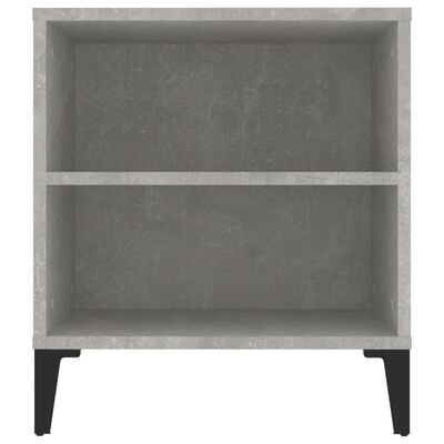 vidaXL TV Cabinet Concrete Grey 102x44.5x50 cm Engineered Wood