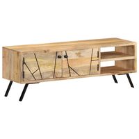 vidaXL TV Cabinet 110x30x40 cm Solid Mango Wood