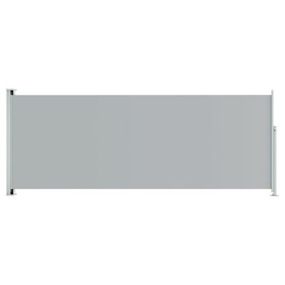 vidaXL Retractable Side Awning 117x300 cm Grey