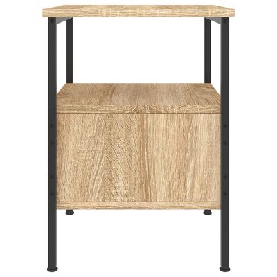 vidaXL Bedside Cabinets 2 pcs Sonoma Oak 34x36x50 cm Engineered Wood