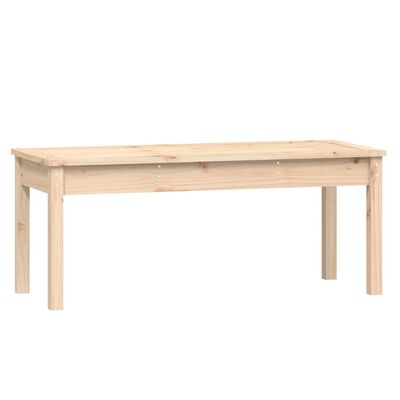 vidaXL Garden Bench 109x44x45 cm Solid Wood Pine