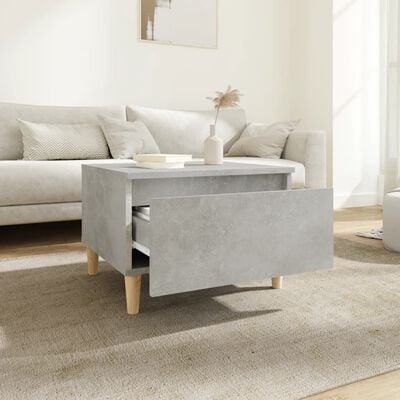 vidaXL Side Tables 2 pcs Concrete Grey 50x46x35 cm Engineered Wood