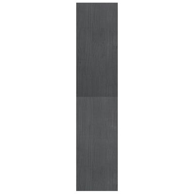 vidaXL Book Cabinet Room Divider Grey 40x30x135.5 cm Pinewood