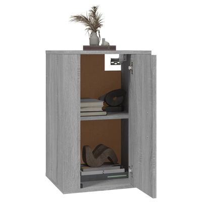 vidaXL Wall Mounted TV Cabinets 2 pcs Grey Sonoma 40x34.5x60 cm