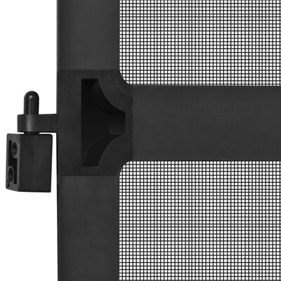 vidaXL Hinged Insect Screen for Doors Anthracite 100x215 cm