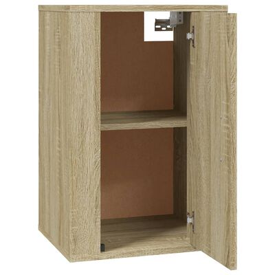 vidaXL Wall Mounted TV Cabinet Sonoma Oak 40x34.5x60 cm