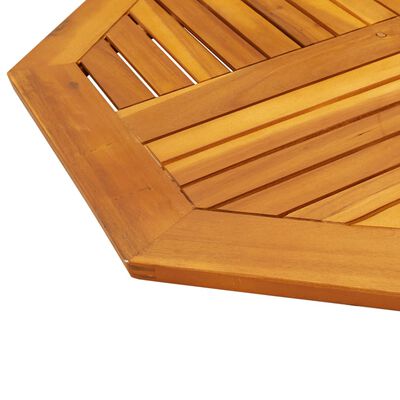 vidaXL Table Top 90x90x2.2 cm Octagonal Solid Wood Acacia