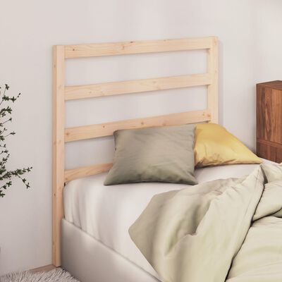 vidaXL Bed Headboard 95x4x100 cm Solid Wood Pine