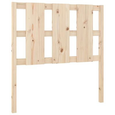 vidaXL Bed Headboard 95.5x4x100 cm Solid Wood Pine