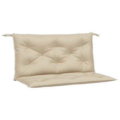 vidaXL Garden Bench Cushions 2 pcs Beige 100x50x7 cm Oxford Fabric