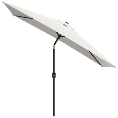 vidaXL Garden Parasol 200 x 300 cm Sand White Rectangular