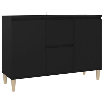 vidaXL Sideboard Black 101x35x70 cm Engineered Wood