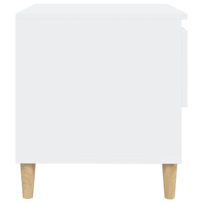 vidaXL Bedside Tables 2 pcs White 50x46x50 Engineered Wood