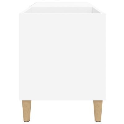 vidaXL Record Cabinet White 84.5x38x48 cm Engineered Wood