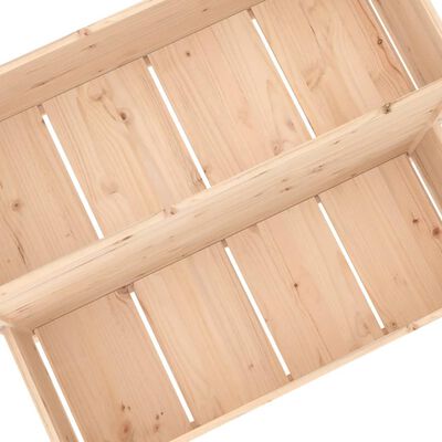 vidaXL Planter 110x84x75 cm Solid Wood Pine