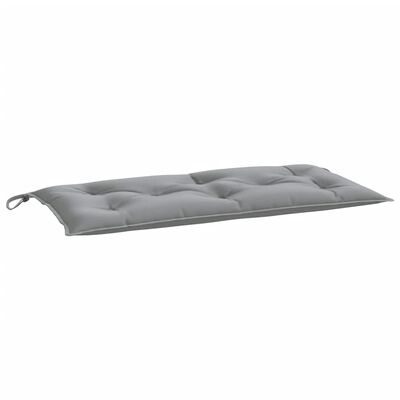 vidaXL Garden Bench Cushion Grey 100x(50+50)x7cm Oxford Fabric