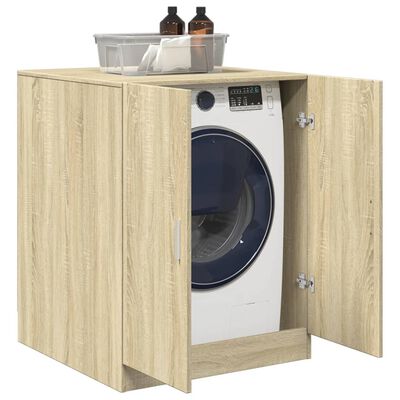 vidaXL Washing Machine Cabinet Sonoma Oak 70.5x71.5x91.5 cm