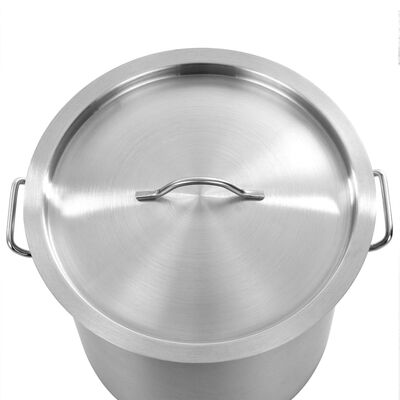 vidaXL Stock Pot 35 L 36x36 cm Stainless Steel