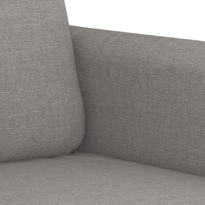 vidaXL 3-Seater Sofa Light Grey 210 cm Fabric