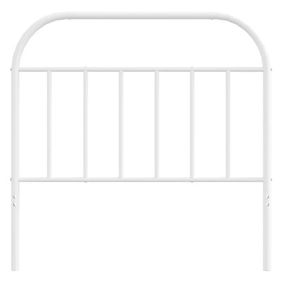 vidaXL Metal Headboard White 107 cm