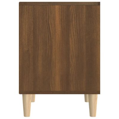 vidaXL Bedside Cabinets 2 pcs Brown Oak 40x35x50 cm