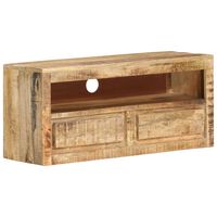 vidaXL TV Cabinet 88x30x40 cm Solid Wood Mango