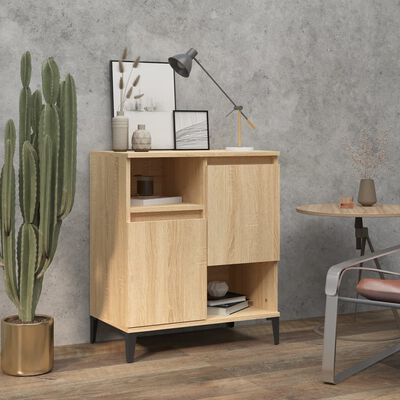 vidaXL Sideboard Sonoma Oak 60x35x70 cm Engineered Wood