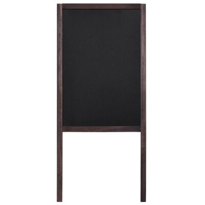 vidaXL Double-sided Blackboard Cedar Wood Free Standing 40x60 cm