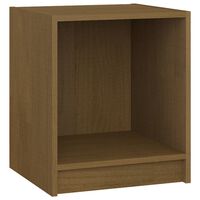 vidaXL Bedside Cabinet Honey Brown 35.5x33.5x41.5 cm Solid Pinewood