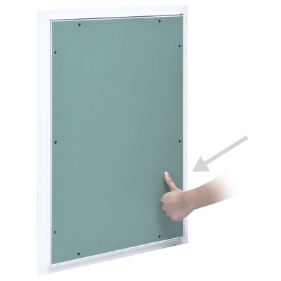 vidaXL Access Panel with Aluminium Frame and Plasterboard 300x600 mm