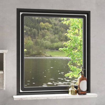 vidaXL Magnetic Insect Screen for Windows White 120x140 cm