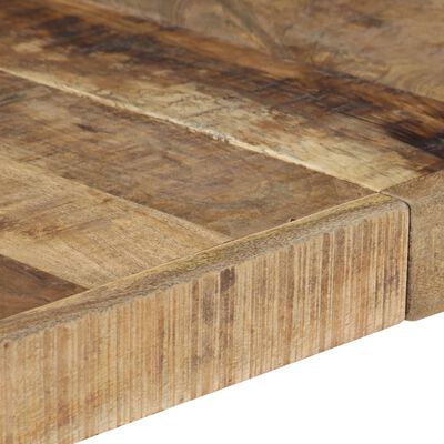 vidaXL Coffee Table 140x140x40 cm Rough Mango Wood