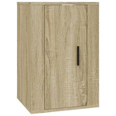 vidaXL Wall Mounted TV Cabinet Sonoma Oak 40x34.5x60 cm