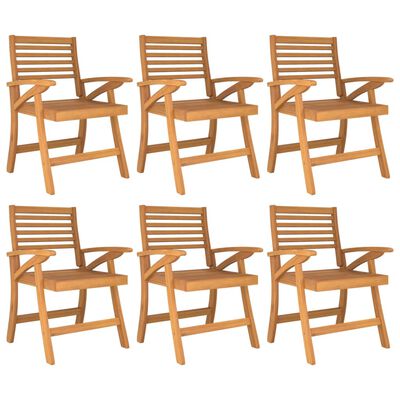 vidaXL 7 Piece Garden Dining Set Solid Wood Acacia