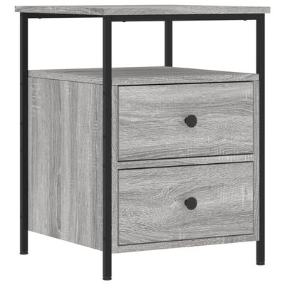 vidaXL Bedside Cabinets 2 pcs Grey Sonoma 44x45x60 cm Engineered Wood