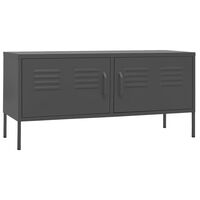 vidaXL TV Cabinet Anthracite 105x35x50 cm Steel