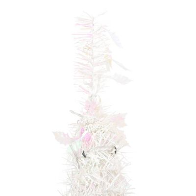 vidaXL Artificial Christmas Tree Pop-up 150 LEDs White 180 cm