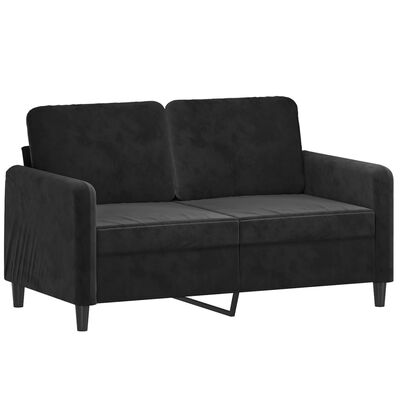 vidaXL 3 Piece Sofa Set Black Velvet